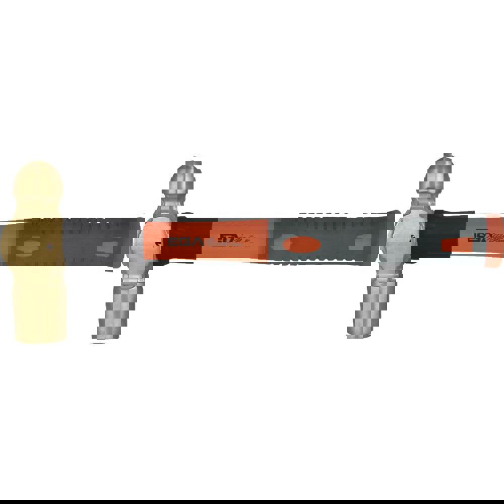 Ball Pein & Cross Pein Hammers; Hammer Type: Ball Pein ; Handle Material: Fiberglass with Rubber Grip ; Overall Length Range: 10 in and Longer ; Fractional Face Diameter: 1-2/64 (Inch); Head Material: Brass ; Handle Length (Decimal Inch): 10-15/64